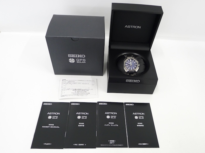 【中古】SEIKO アストロン ネクスター GPSソーラー SS ネイビー文字盤 SBXD013_画像10