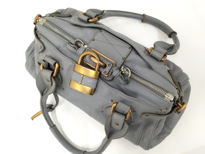 【中古】See by chloe バディントン ショルダーバッグ グレー_画像7