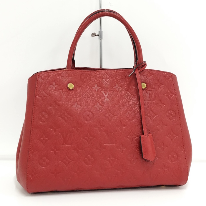 【中古】LOUIS VUITTON モンテーニュMM ハンドバッグ モノグラムアンプラント スリーズ M41194_画像1