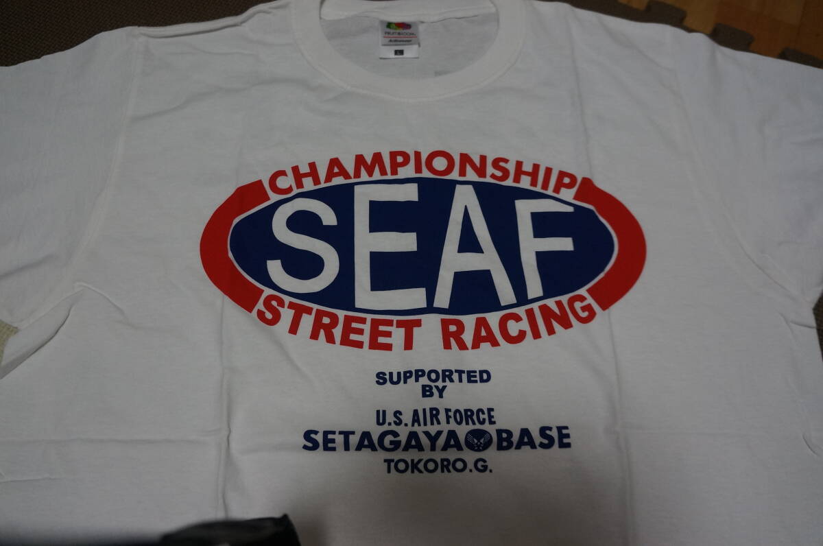 新品 世田谷ベース 正式装備品 特製 S.E.A.F. Tシャツ SETAGAYA BASE 所ジョージ ストリートレーシング サイズLの画像1