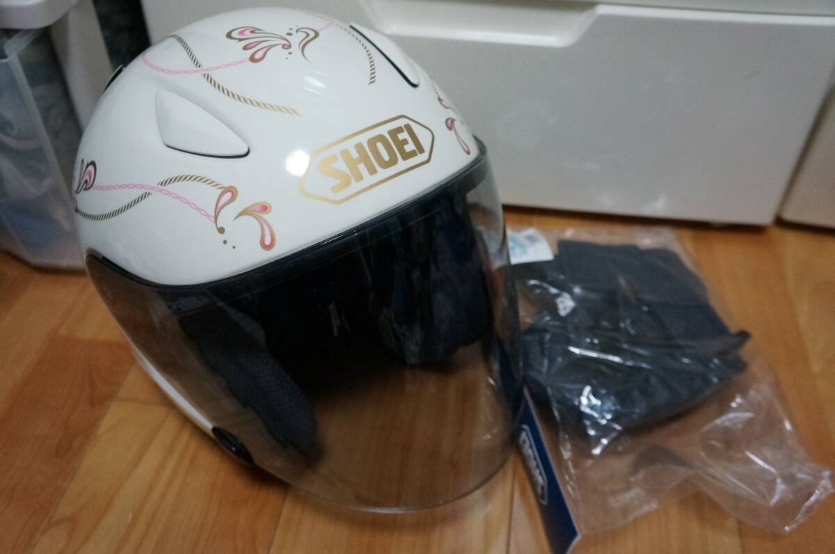  美品 SHOEI ショウエイ J-STREAM J-ストリーム Amo アモ Sサイズ 内装全部新品 綺麗 廃版モデル レア _画像1