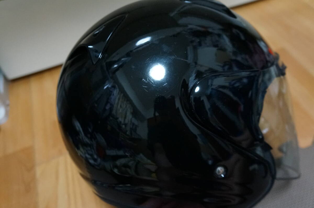 Arai SZ-F アライ ジェット ヘルメット XLサイズ ブラック 中古品 内外装洗浄済み ダクトすべて新品 _画像2