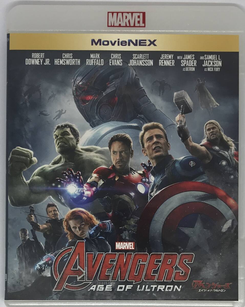 即決★アベンジャーズ エイジ・オブ・ウルトロン Blu-ray+純正ケースのみ★MovieNEX 国内正規品 MARVEL MCU 映画_画像1