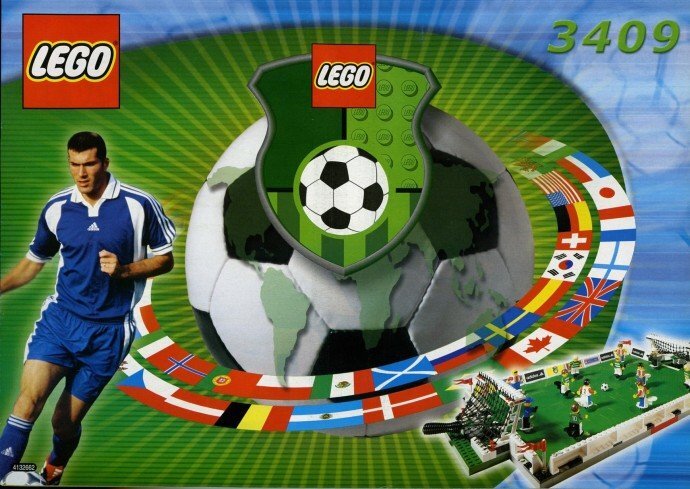 レア★入手困難★LEGO 3409　レゴブロックスポーツサッカーワールドカップ廃盤品_画像1