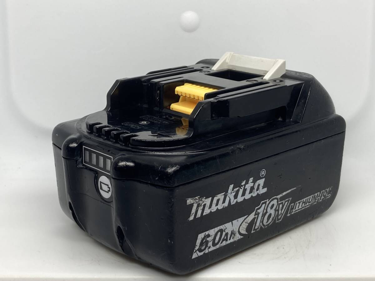 【送料0】純正！マキタ バッテリー 18v 6.0Ah【BL1860B】残量表示あり　税無　 Makita 　/3515