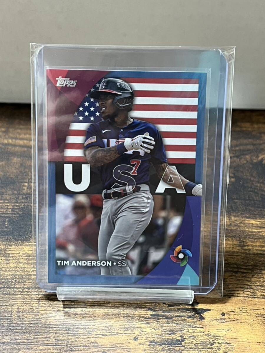 【ティム・アンダーソン】 Topps Series2 WBC インサート ブルーパラレル シカゴ・ホワイトソックス USA_画像1