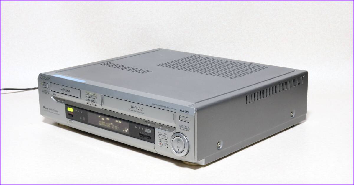 SONY Hi8/VHS Wデッキ 【 WV-H6 】 CD版説保証付完動美品_画像3