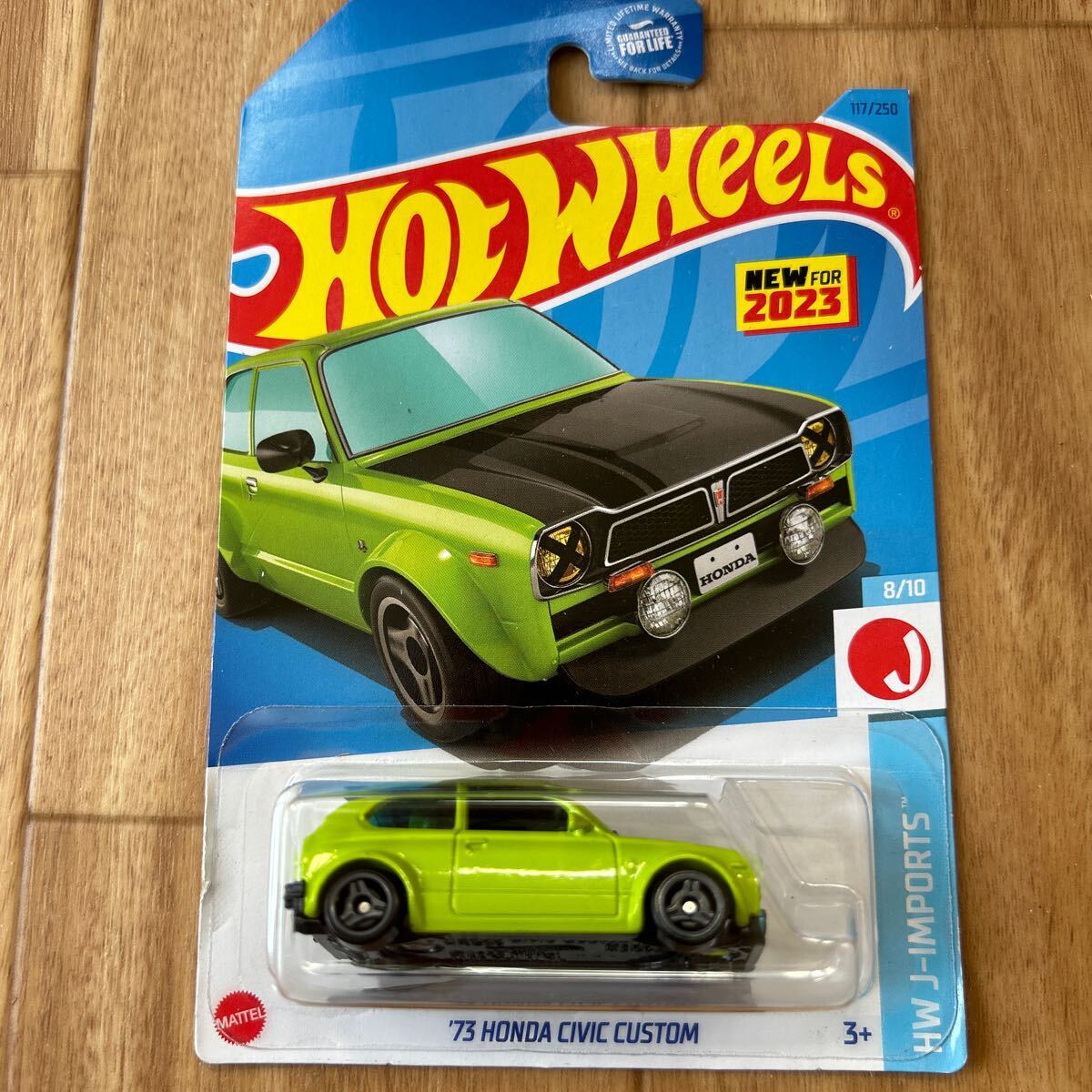 HotWheels HW ホットウィール USカード 73 HONDA CIVIC CUSTOM ホンダシビック_画像1