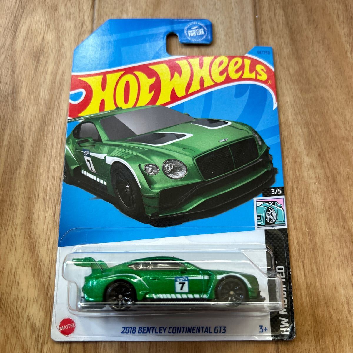 Hot Wheels HW ホットウィール USカード 2018 BENTLEY CONTINENTAL GT3 ベントレーコンティネンタル_画像1