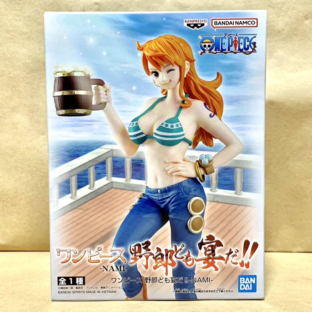 在庫4【新品未開封】ワンピース 野郎ども宴だ!! -NAMI- / ONE PIECE ナミ フィギュア FIGUREの画像1