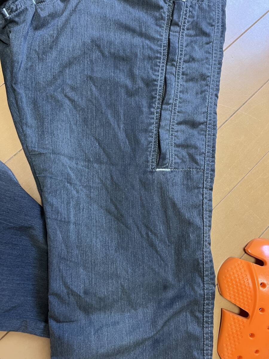 【中古】HYOD SPORTS DENIM 夏用 膝プロテクター付き パンツ サイズ33 の画像9