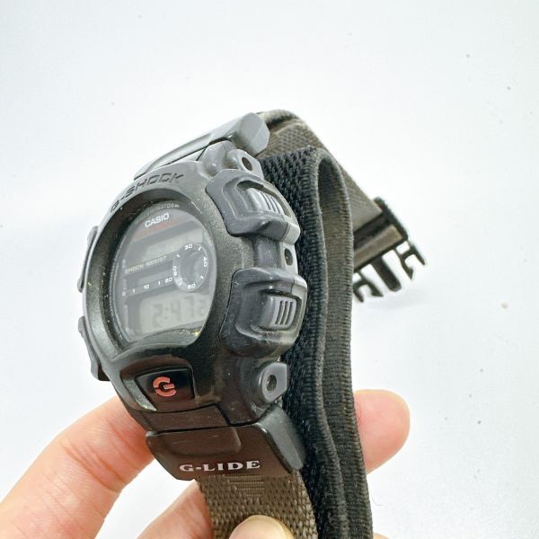 A2405-2-35 １円スタート クオーツ　稼働品　CASIO　カシオ　G-SHOCK　ジーショック　メンズ腕時計　ブラック　DW-004_画像2