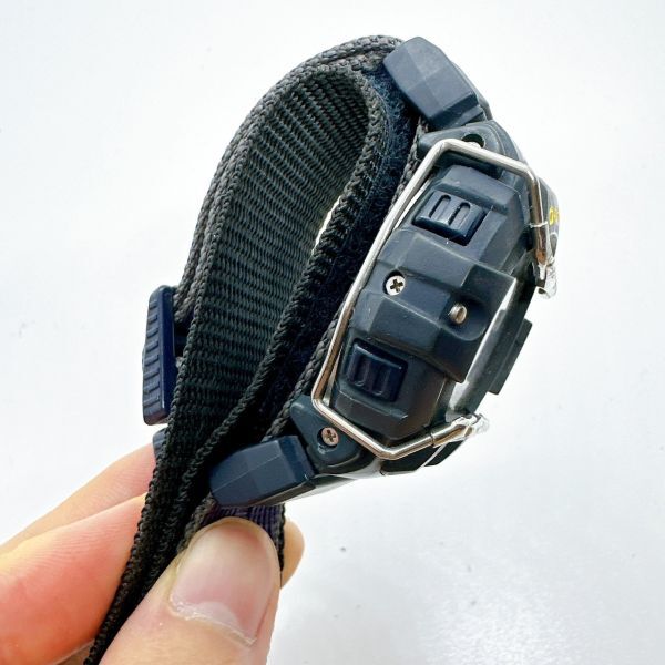 A2405-2-29 １円スタート クオーツ　稼働品　CASIO　カシオ　G-SHOCK　ジーショック　メンズ腕時計　ネイビー　GL-140_画像3