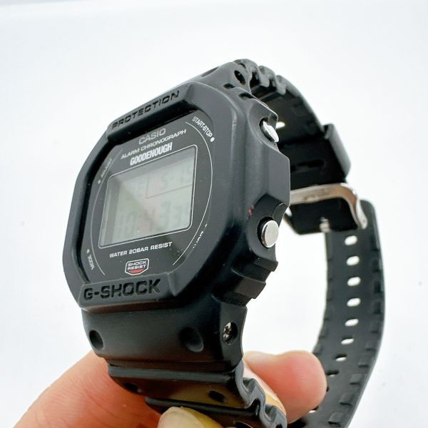 A2405-2-21 １円スタート クオーツ　稼働品　CASIO　カシオ　G-SHOCK　ジーショック　メンズ腕時計　ブラック　DW-5600VT_画像2