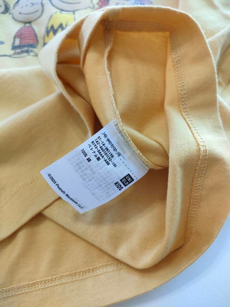 [未使用タグ付]UNIQLO スヌーピー 半袖Tシャツ 150cm