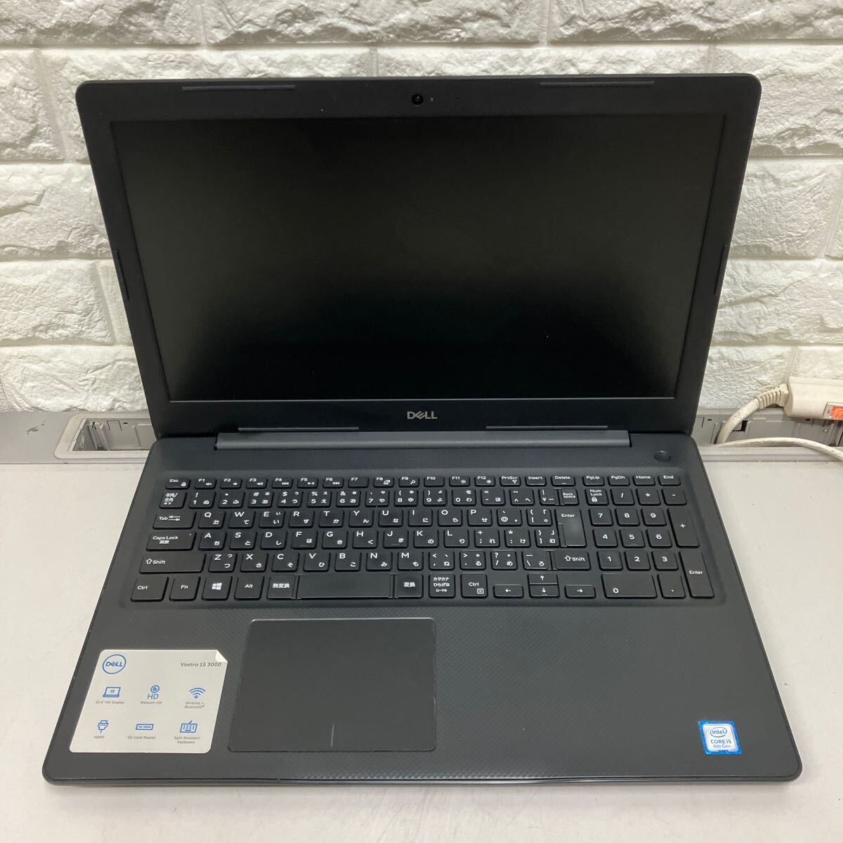 ★M161 DELL Vostro 3580 P75F Core i5第8世代 メモリ4GB ジャンクの画像1