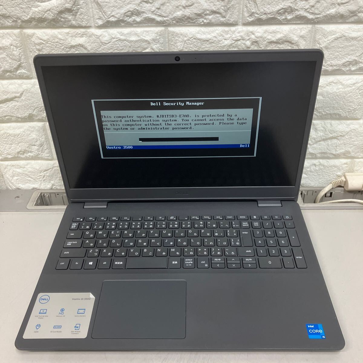 O115 DELL Vostro 3500 P90F Core i5第11世代　メモリ8GB BIOSロック_画像8