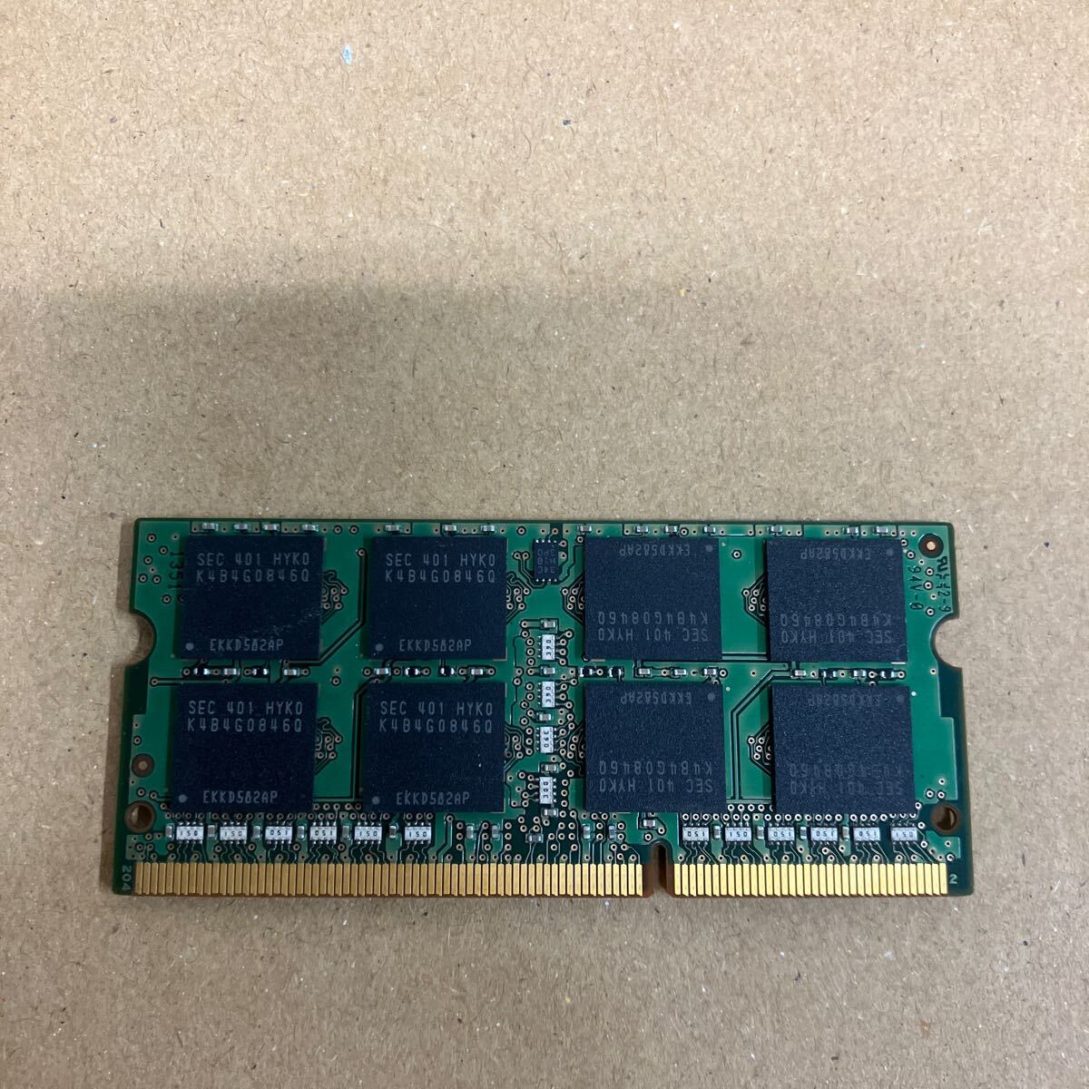 O149 SAMSUNG ノートPCメモリ 8GB 2Rx8 PC3L-12800S 1枚_画像2