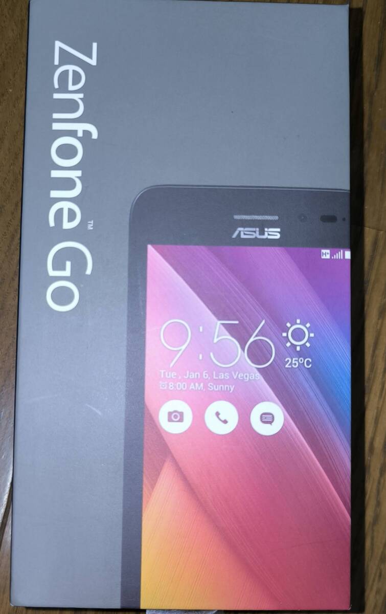 *Sim free *1 jpy start * new goods unused * free shipping *ASUS ZenFone Go ZB551KL BLACK body Snapdragon 400 5.5 -inch black Sim free 