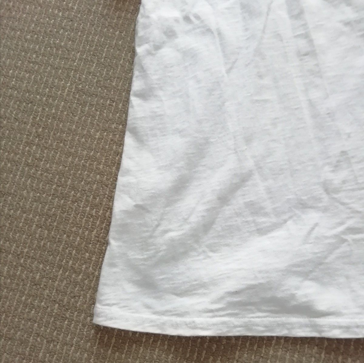 日本製　パラスパレス　Pal'las Palace　Aライン　 半袖　カットソー　ホワイト　 Tシャツ プルオーバー　①