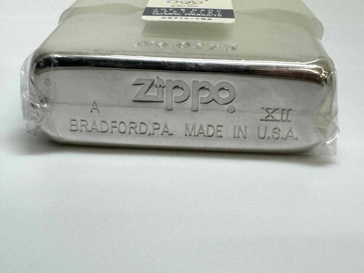 F3171N ZIPPO 長野オリンピック ジッポ シルバー オイルライター lighter 喫煙具 現状品の画像5