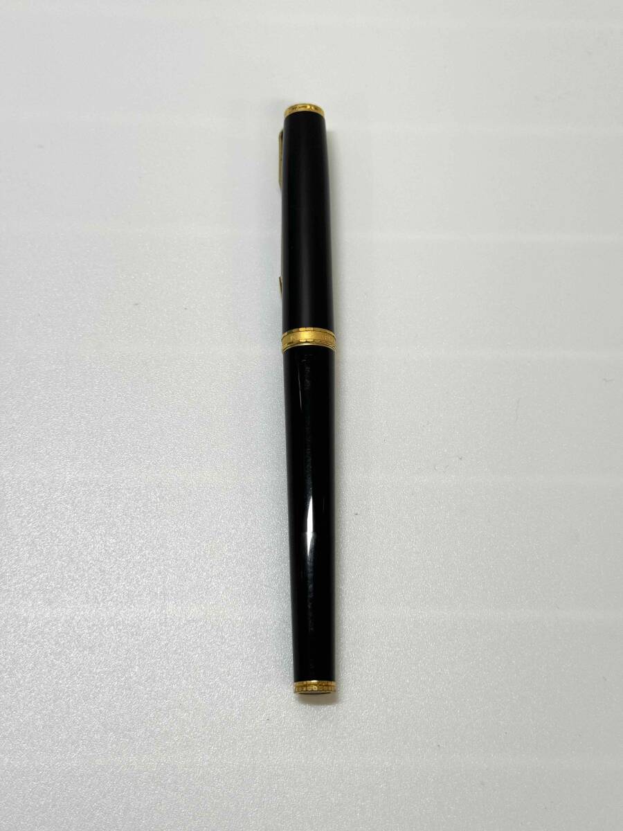 F3202N PARKER パーカー 万年筆 ペン先18K 750M 筆記用具 ブラック 筆記未確認 現状品の画像1