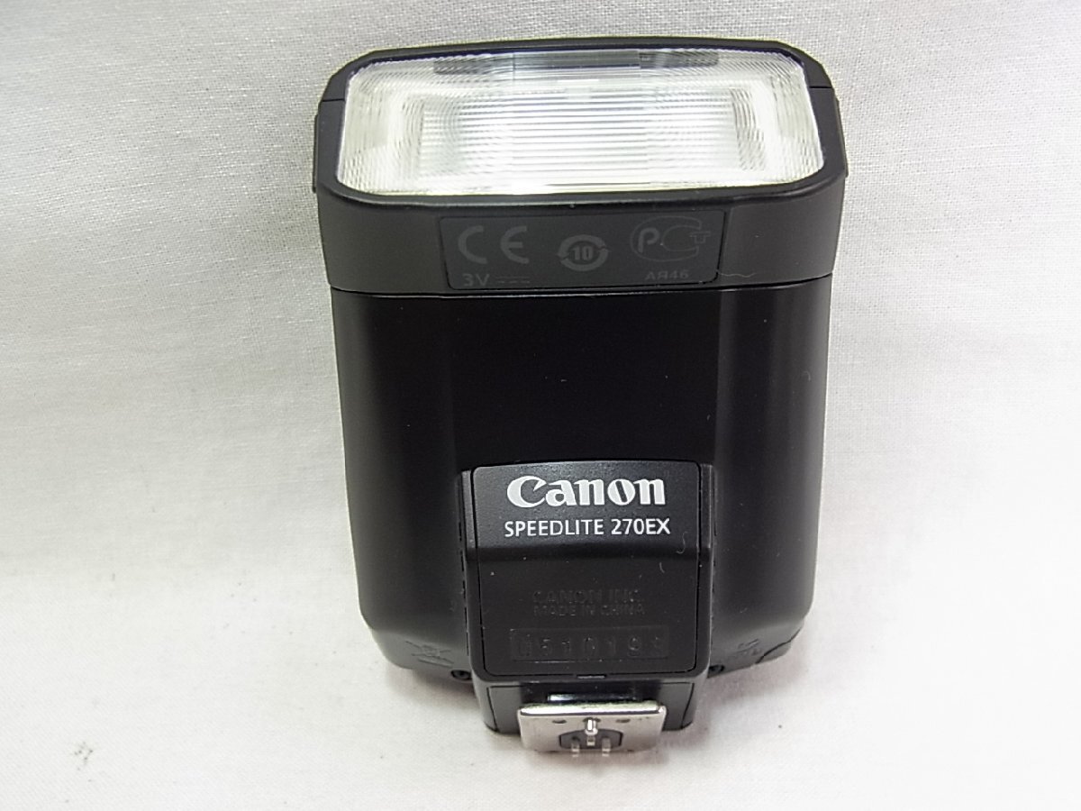 Canon　PPDLITE 270EXストロボ単三電池2本使用　新品では御座いませんが綺麗状態若干の使用感あり。ストロボの撮影可能ランプ点灯は確認済_CanonPPDLITE 270EXストロボ単三電池2本