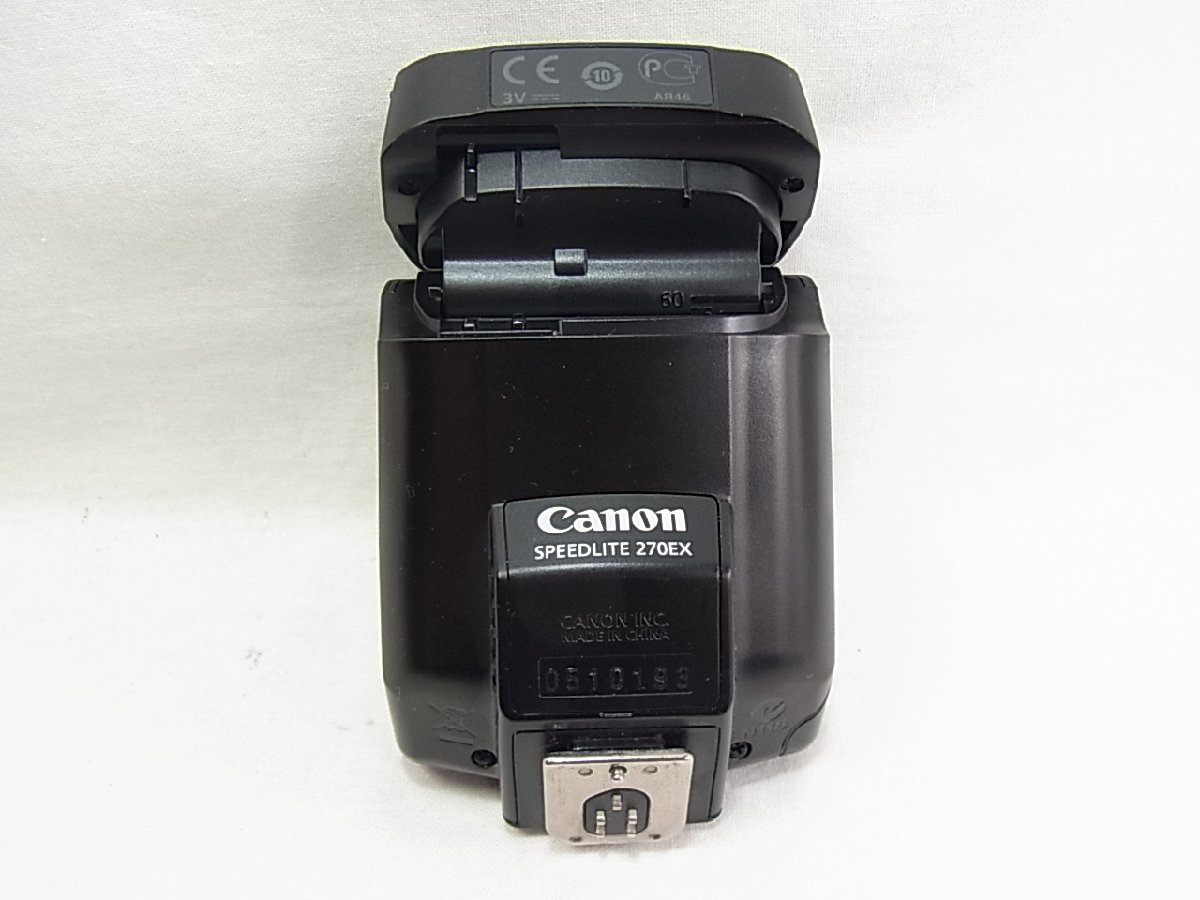 Canon　PPDLITE 270EXストロボ単三電池2本使用　新品では御座いませんが綺麗状態若干の使用感あり。ストロボの撮影可能ランプ点灯は確認済_各動作確認済み外観大きな損傷無し