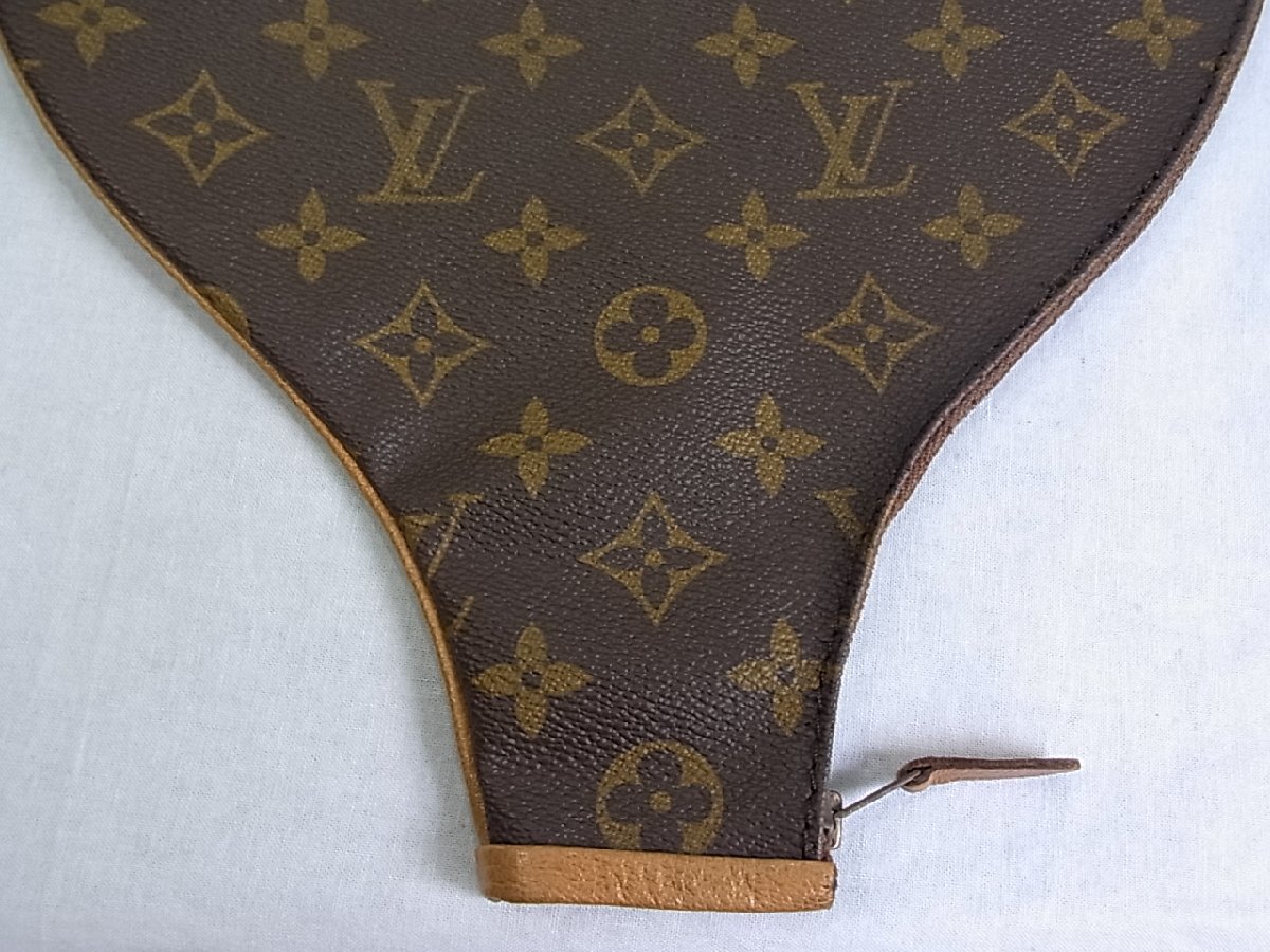 LOUIS VUITTON　ルィヴィトン ラケットカバ－ラケットケ－ス　チャック金具LV純正（ECLAIRとあり）新品では御座いませんが：傷み傷等なし_チャック金具LV純正（ECLAIRとあり）