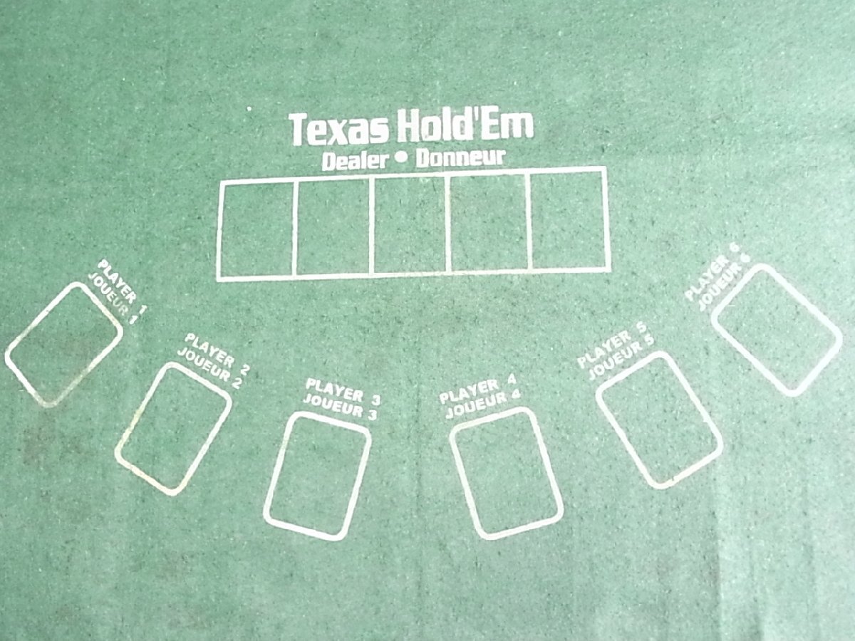 Texas Hold'emテキサス・ホ－ルデム◆カ－ドゲ－ム　カジノ用品：トランプ２組未開封品：アルミケ－ス入り総重量6．9㌔：ケ－スサイズ570_画像9