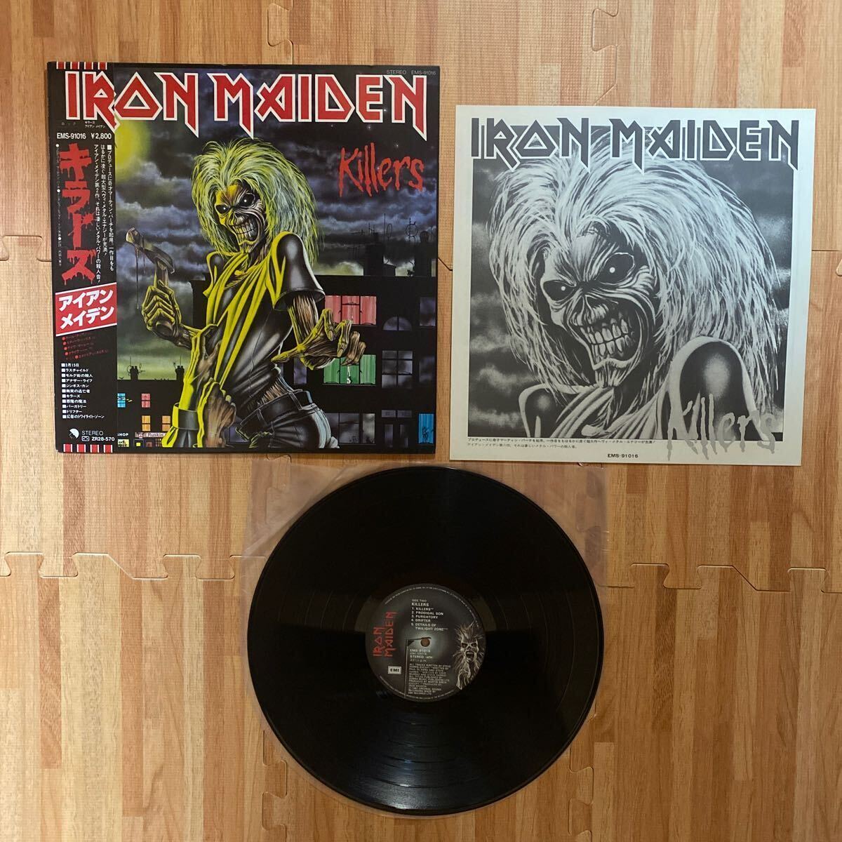 Iron Maiden アイアン・メイデンheavy metal army Japan Killers aces high Piece of Mind レコード LP 帯付き OBI_画像2