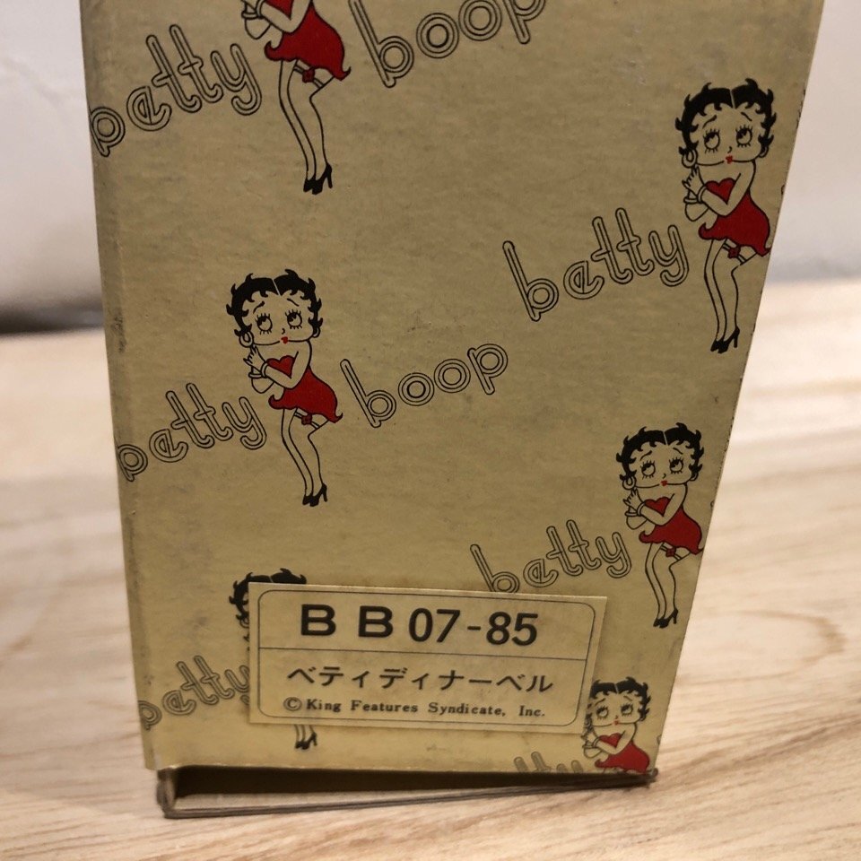 箱付き ハンドベル ディナーベル ベティちゃん Betty Boop ベティブープ 陶器 フィギュア KFS ベティ アメリカ 雑貨 置物 レトロ 管理1・3の画像9