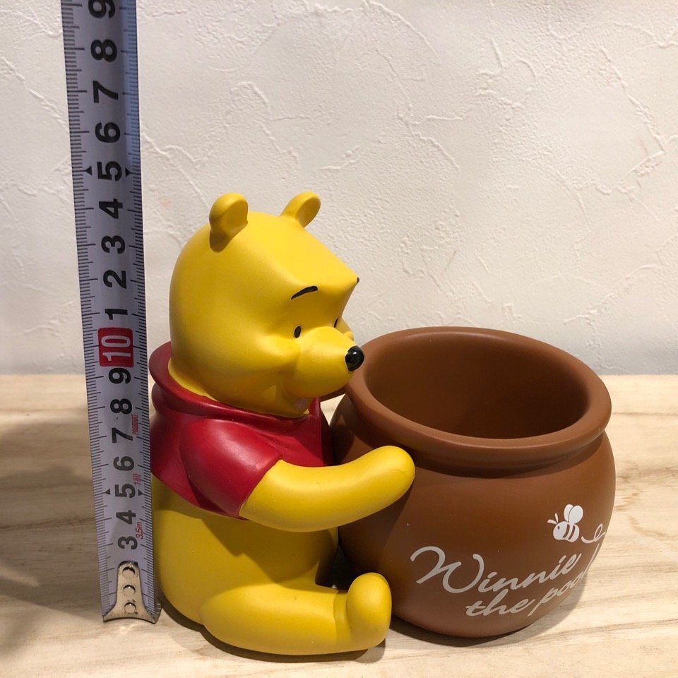 くいしんぼうのプーさん　プランター　鉢植え　くまのプーさん ディズニー Disney 加藤工芸 陶器 置物 クマ　熊　管理001_画像7