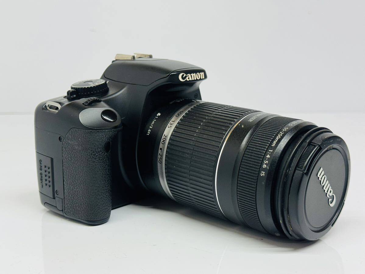 ★Canon キャノン デジタル一眼レフカメラ EOS Kiss X2 レンズ EF-S 55-250mm 1:4-5.6 IS 未チェック 現状品 管理番号05055の画像2