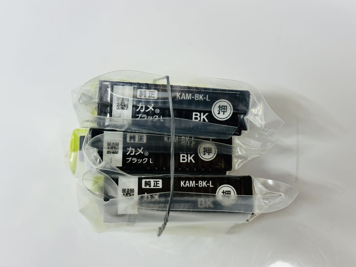 EPSON 純正インク大容量 KAM-BK-L KAM-Y-L KAM-M-L KAM-C-L KAM-LC-L KAM-LM-L 合計9個まとめ 未使用品 管理番号05085_画像2