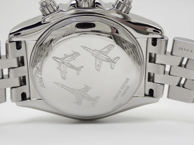 BREITLING Breitling A13356 Chronomat 44 голубой Impulse ограничение 500шт.@ наручные часы A156CBIPA SS мужской прекрасный товар 