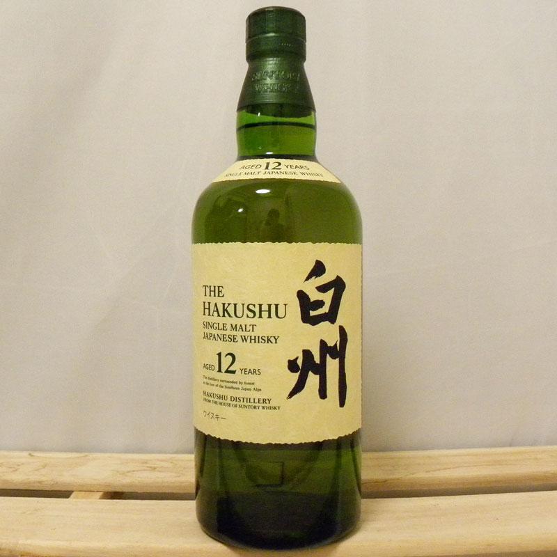 福島県内発送！ サントリー 白州 12年 HAKUSHU シングルモルトウイスキー 700ml 43％ JAPANESE WHISKY 限定 未開栓_画像1