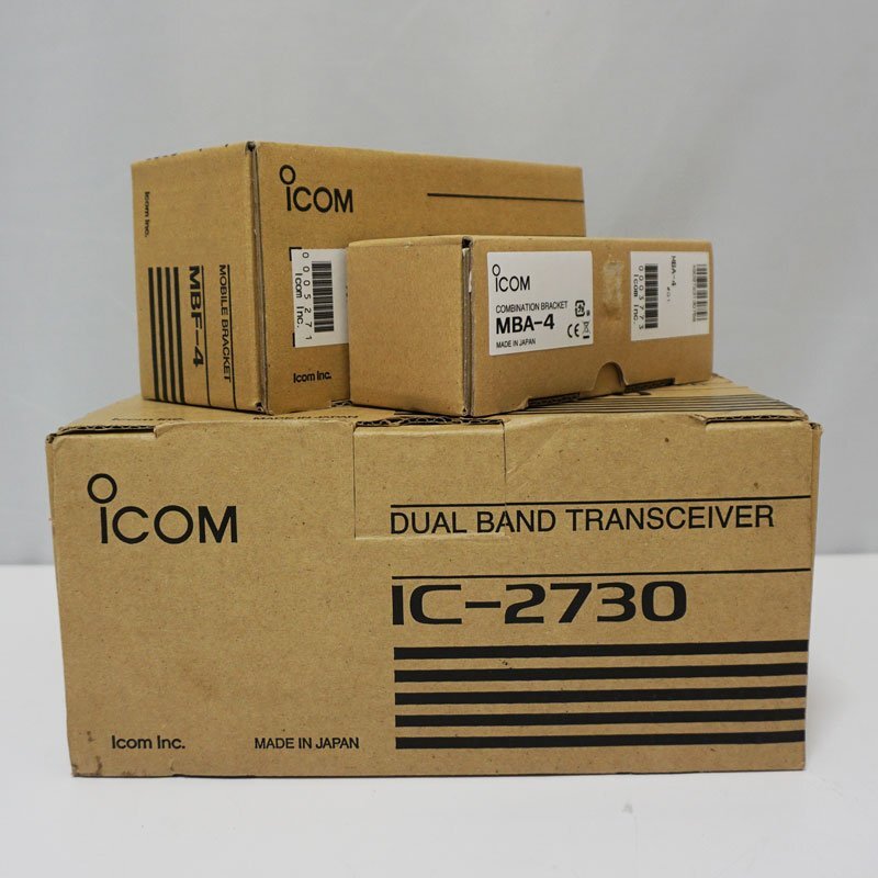 1 jpy ~ Icom ICOM IC-2730 MBF-4 MBA-4 MR77 EMS-61 amateur radio transceiver dual band 144/430MHz * electrification not yet verification free shipping!