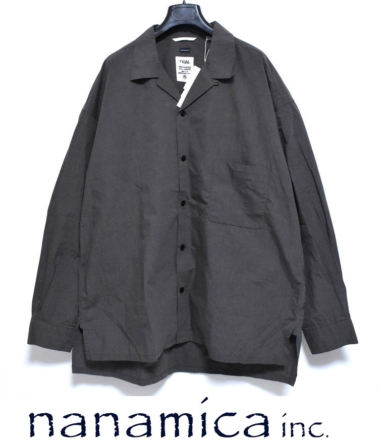 【送料無料】新品 nanamica ナナミカ シャンブレー デッキシャツ L 定価3.3万 SUGF358 Chambray Deck Shirt_画像1