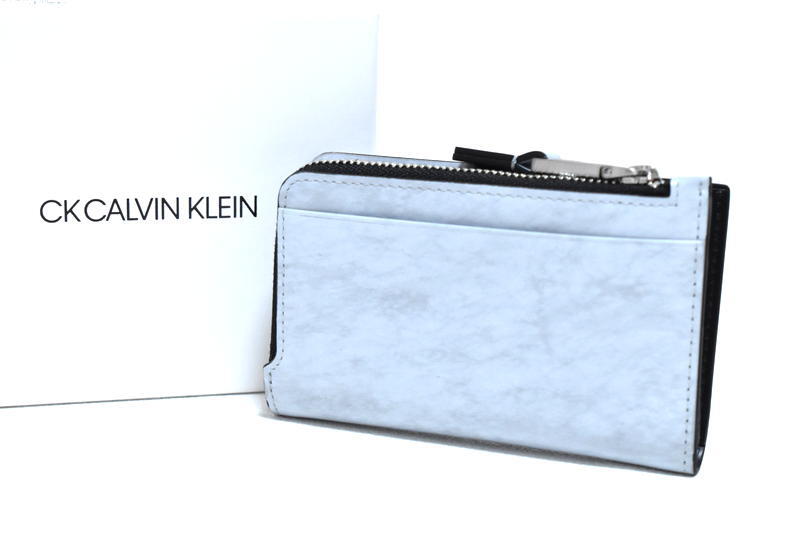 【送料無料】新品 CK CALVIN KLEIN ''ライム'' カードケース 832632 ホワイト CK カルバンクライン コインケース 小銭入れ_画像2