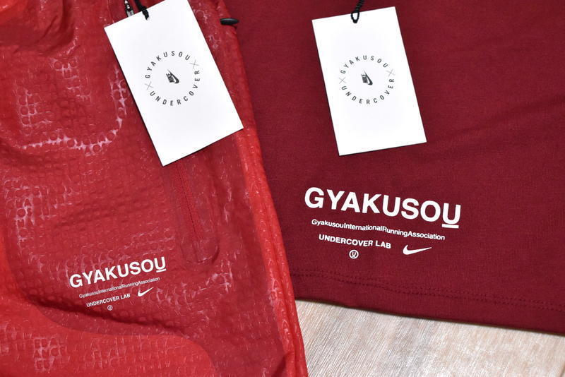 新品 GYAKUSOU (NIKE×UNDER COVER) 上下セット S ◆ セットアップ ランニング Tシャツ ショートパンツ CU4385-677 CU4389-677