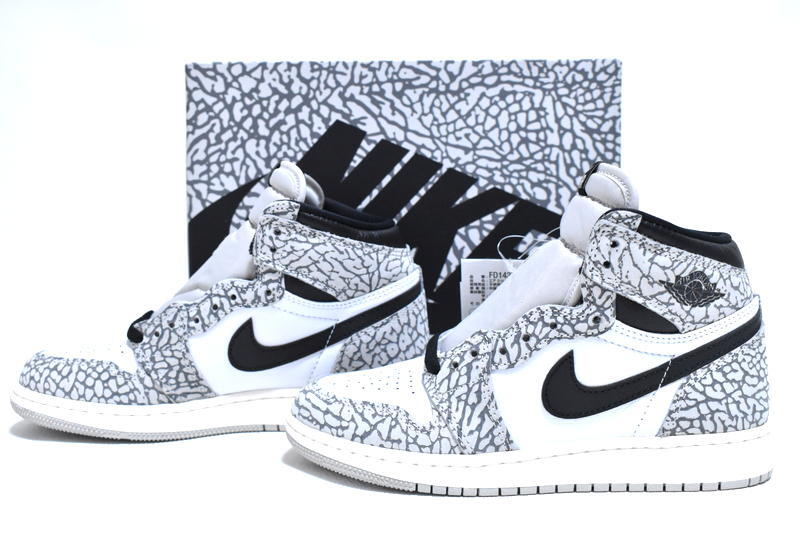 【送料無料】新品 NIKE AIR JORDAN 1 RETRO HIGH OG GS 22.5cm "White Cement" FD1437-052 エアジョーダン ホワイトセメント_画像2