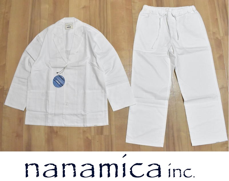 [ free shipping ] new goods nanamica × NOWHAW special order DAY pajama 1na Nami ka know-how regular price 2 ten thousand 4200 jpy pyjamas setup 