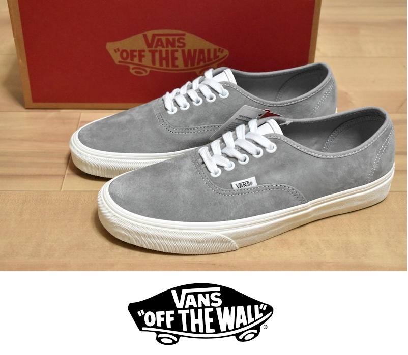 【送料無料】新品 VANS US企画 オーセンティック 26.5cm PIG SUEDE バンズ AUTHENTIC 撥水加工_画像1