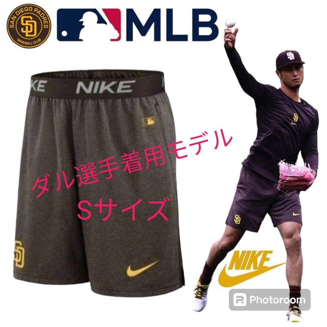 NIKE サンディエゴ・パドレス 選手着用モデル オーセンティック  ハーフパンツ ダルビッシュ有 Sサイズ