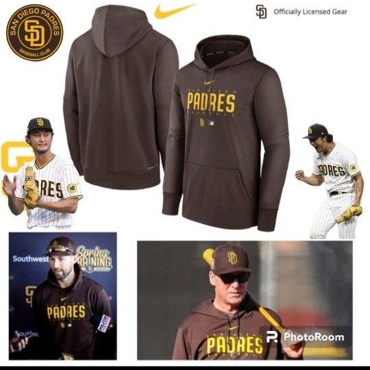新品 NIKE サンディエゴ・パドレス 選手愛用 パーカー 新品 NIKE サンディエゴ・パドレス 選手愛用 パーカー