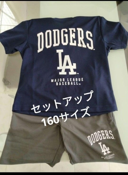 新品 ロサンゼルス・ドジャース セットアップ Tシャツ ハーフパンツ 160サイズ