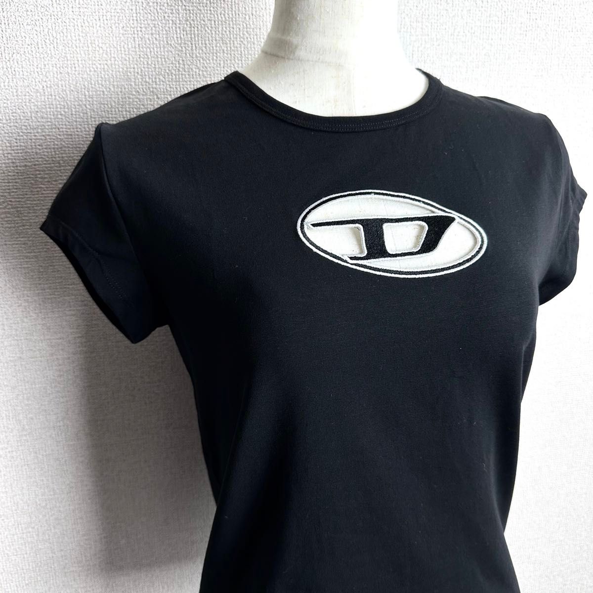 DIESEL ディーゼル くり抜きロゴTシャツ ブラック 黒|Yahoo DIESEL ディーゼル くり抜きロゴTシャツ ブラック 黒|Yahoo