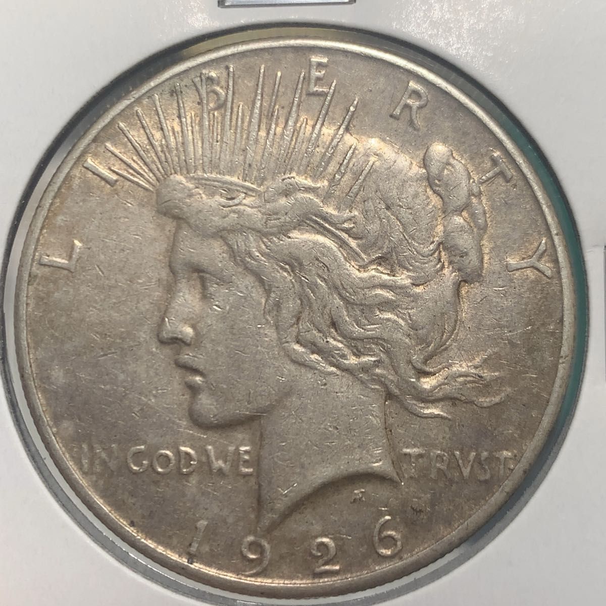 a598 1926年　ピースダラー1ドル銀貨　 アメリカ 銀貨 硬貨 古銭