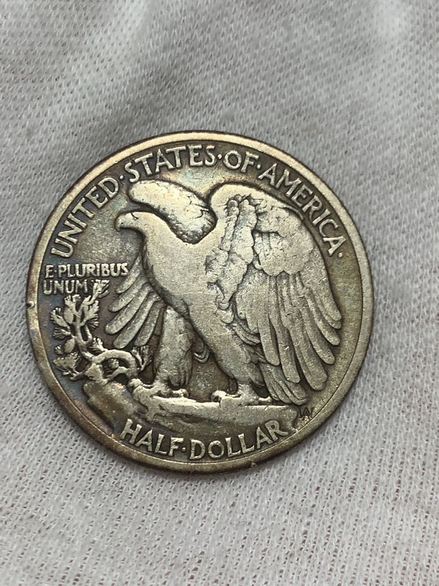 a545 1941年　 ウォーキングリバティ　ハーフダラー 銀貨 アメリカ 古銭